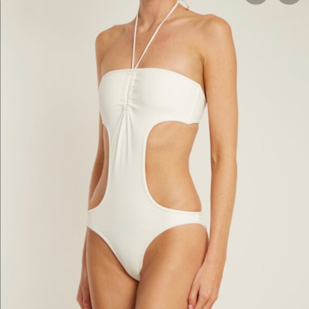 Solid and Stripe Carolyn Cutout Swim One piece